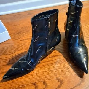 Balenciaga leather boots